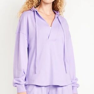 Old Navy SoComfy Oversized Light Purple Hoodie Sweater size XL